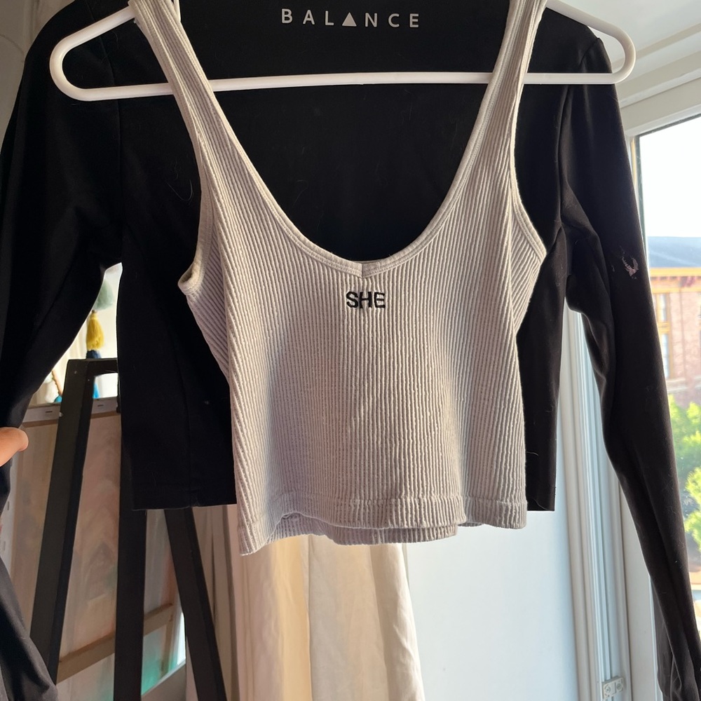 👉🏼SET OF 2 👈🏼Darc sport SHE tank top. Ribbed -SET OF 2